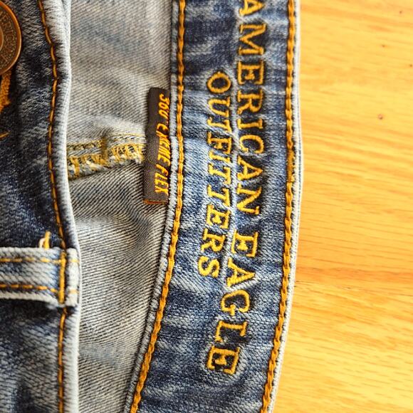 American Eagle Outfitters men's slim straight jeans size 32 - Picture 4 of 8